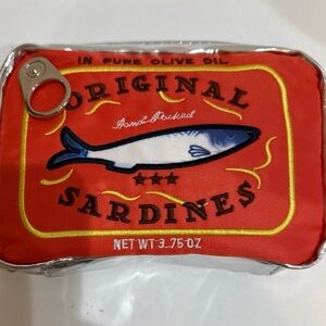 Canned Sardines Makeup Unisex Bag Style Toiletry Cute Travel Creative Aesthetic